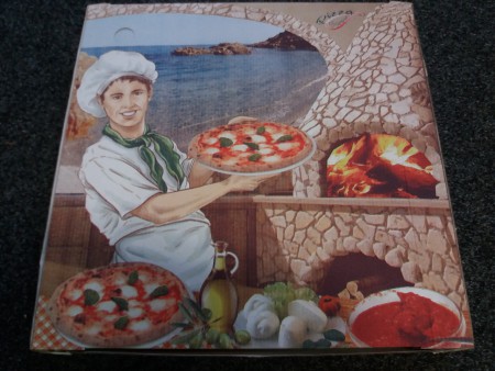 č.6141 Pizza krabice 40x40x3cm potisk 1ks-10,34balení karton 100ks