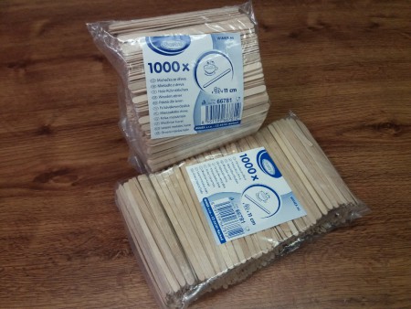 č.8357 Dřevěné míchátko na kávu 11cm BIO bal.1000ks-68,40