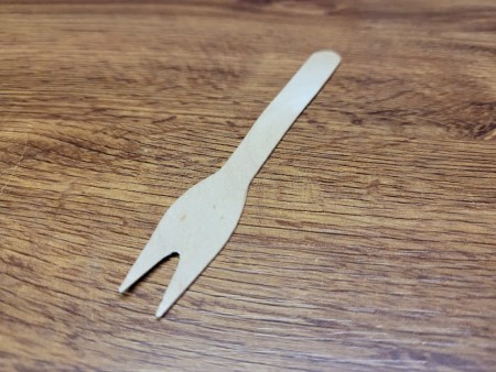 č.8439 Dřevěná vidlička na hranolky svačinová 12cm/500ks 109,60
